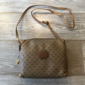 Gucci Vintage Tan Crossbody Bag